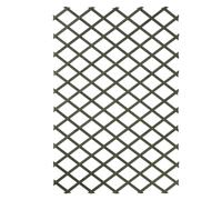 Nature Bois Palissade Clôture à Trellis de Jardin Extensible Vert Enclos Patio N