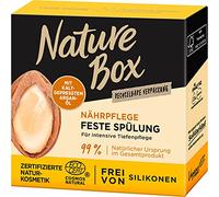 Nature Box Après-shampoing solide Huile d'argan – Nourrissant 80 g – Emballage recyclable