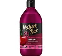 Nature Box Après-shampooing doux (385 ml), après-shampoing à l'huile de cerise pressée à froid, après-shampoing idéal pour les cheveux rebelles