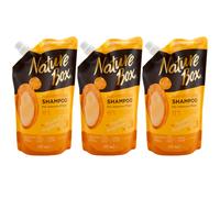 Nature Box Cheveu Shampooing Avec Huile Argan 6 X 500ml Recharge sans Silicone