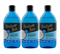 Nature Box Gel Douche Avec Noix de Coco Huile 1 X 385ml Végétalien Sans Parabens