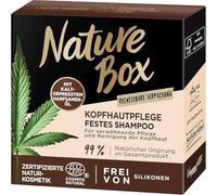 Nature Box Lot de 3 shampoings solides pour le cuir chevelu au chanvre (85 g), 3 x 85 g