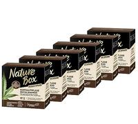NATURE BOX Lot de 6 shampoings solides pour le cuir chevelu au chanvre 85 g (6 x 85 g)
