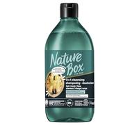 Nature Box MEN Shampooing Douche 3en1 - Cheveux, Visage, Corps - Shampooing Végan à l'Huile de Noix Pressée à Froid - Purifie le cuir chevelu & protège - 98% d’Ingrédients d’Origine Naturelle - 385 ml