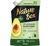 Nature Box Recharge de gel douche nourrissant à l'huile d'avocat 500 ml