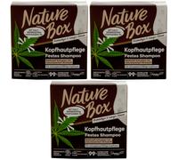 Nature Box Shampooing Solide Huile de Chanvre Pressée à Froid 3 x 85g Végane