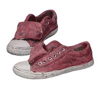 Nature by Kolibri Pots de Fleurs, Bac à Fleurs décoratives, Jardinères Chaussures, 2 Baskets en béton, Rose, 27x11x10cm