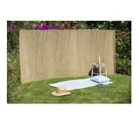 Nature Canisse de Carex Naturel - Écran d'ombrage 1,2m x 3m - Épaisseur 7 mm avec Fil Polypropylène