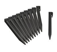 Nature Chevilles d'Ancrage de Jardin Bord Bordure Pelouse Extérieur 10 pcs Natur