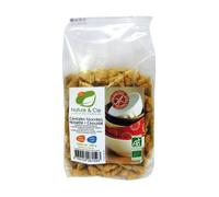 NATURE & CIE - Céréales fourrées au chocolat et aux noisettes sans gluten biologique 250 g