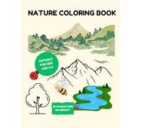 Nature Coloring Book for Kids | Easy Objects from Nature to Color: Introduce young children to the beauty of nature with this fun and easy coloring ... especially for toddlers and preschoolers.