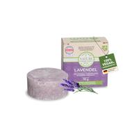 Nature Cosmétique® Shampooing solide basique lavande (75 g) - Huile de lavande, extrait de houblon et de romarin - Cheveux normaux, fins et cassants - Cuir chevelu sensible et squameux - Hydratant