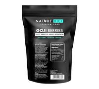 Nature Diet Baies de Goji Séchées, 1000 g, Riche en Fibres | Super-aliment Naturellement Sucré, Antioxydants et Protéines Végétales, Vegan, Sans Gluten, Sans Sucres Ajoutés