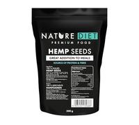 Nature Diet Graines de Chanvre Décortiquées, 500 g, Riches en Protéines