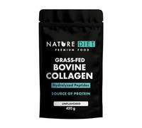 Nature Diet Premium collagène bovin 420 g - peptides hydrolysés types 1 & 3, issus de vaches nourries à l’herbe | Soutient peau, cheveux, ongles, articulations et os | Idéal régime cétogène