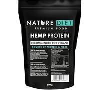 Nature Diet Protéine de Chanvre | 500 g | Protéine Végétale en Poudre | Riche en Fibres | Vegan, Sans Gluten & Sans Lactose | Idéale pour Smoothies, Shakes & Pâtisserie