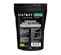 Nature Diet Protéine de Chanvre Bio, 250 g, Certifié UE | Riche en Protéines, Soutient le Maintien et la Régénération Musculaire, Végan, Sans Gluten, Sans Additifs