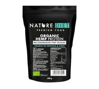 Nature Diet Protéine de Chanvre Bio, 500 g, Certifié UE | Riche en Protéines, Soutient le Maintien et la Régénération Musculaire, Végan, Sans Gluten, Sans Additifs