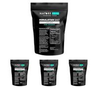 Nature Diet - Sel de l'Himalaya du Pakistan 1000 g | Sel rose | Grain fin | De l'Himalaya (Lot de 4)