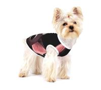 Nature du Boston Terrier,T-Shirt sans Manches en Coton pour Animaux de Compagnie, Gilet Respirant, Extensible et Doux,M