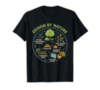 Nature Eco Living Schéma de régénération en Permaculture T-Shirt