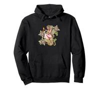 Nature Elfe Fille Mignon Floral Elfe Illustration Sweat à Capuche