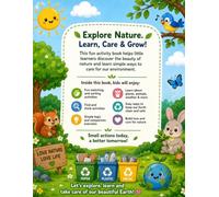 Nature & Environment Activity Book for Kids: Fun Activities to Learn, Explore & Care for Our World - Matching, Sorting, Logic & Nature Facts for Little Learners