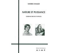 Nature et puissance: Giordano Bruno et Spinoza