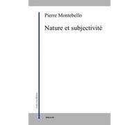 Nature Et Subjectivité