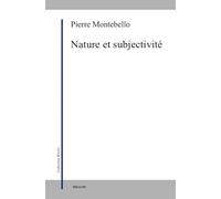Nature et subjectivité
