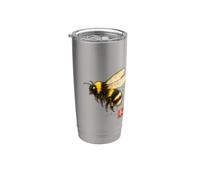 Nature été Abeille Bourdon japon Gobelet isotherme en acier inoxydable double paroi