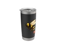 Nature été Abeille Bourdon japon Gobelet isotherme en acier inoxydable double paroi