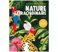 Nature extraordinaire – Mon grand carnet de 30 coloriages mystères pour adultes – Pages détachables
