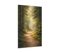 Nature Forest Path Green - Canvas Wall Art Print 32×48 inch (80×120 cm) - Vertical / 1.25 inch (3 cm)