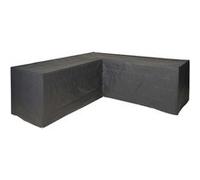 Nature Housse Forme de L de Meubles de Jardin PE Gris Couverture de Protection Gris G