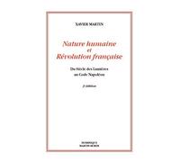 Nature humaine et Révolution française : Du Siècle des Lumières au Code Napoléon