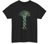 Nature-Inspired Shirt Neon Green DNA Tree Biology T-Shirt Science Tee for Men(3X-Large)
