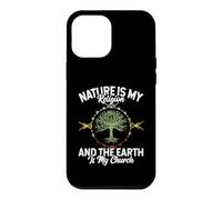 Nature is My Religion Earth is My Church Native American Day Coque pour iPhone 12 Pro Max