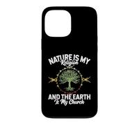 Nature is My Religion Earth is My Church Native American Day Coque pour iPhone 13 Pro Max