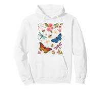 Nature Jardin Faune Jardinage Insectes Papillons Sweat à Capuche