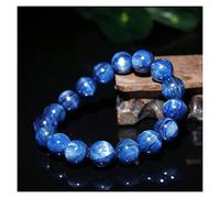 Nature Kyanite Men Natural Energy Cyanite Polished 8mm Beads Bangle Women Jewelry 10mm