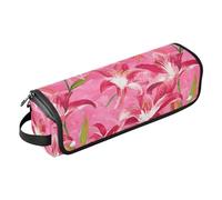 Nature Lily Sac de voyage pour outils de cheveux avec tapis résistant à la chaleur Outils chauffants Sac de voyage Organiseur pour fer plat Outils chauds et accessoires de soins capillaires pour femme
