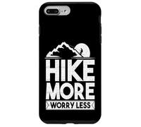 Nature Lover Hiker Randonnée Plus d'inquiétude Moins de randonnée Coque pour iPhone 7 Plus/8 Plus