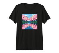 Nature Lover Paysage paisible Réflexions de la Nature T-Shirt Haut de Gamme