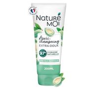 NATURE MOI Après-Shampoing Démêlant Hydratant Cheveux Normaux Amande Douce Bio de Provence 200 ml Fabriqué en France - Lot de 3