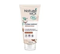 Naturé Moi - Crème Mains Réparatrice - Peaux Très Sèches - Crème Hydratante Mains à l'Aloe Vera et Beurre de Karité Bio - 98% d'Origine Naturelle - Certifié Biologique - 100 ml - Fabriqué en France