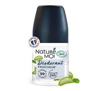Naturé Moi - Déodorant roll-on - Efficacité 24h - Déodorant homme à l'Aloe Vera Bio et au Magnésium - Parfum Fraicheur - 99% d'Origine Naturelle - 50 ml - Fabriqué en France