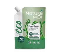 Naturé Moi - Eco-recharge Crème Douche Hydratante au bambou bio du Rhône - Hydrate et nourrit les peaux normales à sèches - 500ml - Fabriqué en France