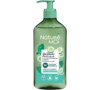 Naturé Moi - Gel Douche Fraicheur - Hydrate Et Nourrit - Tous Types De Peaux - Concombre Et Menthe Bio - 96 Pour Cent D'origine Naturelle - Formule - 500 Ml