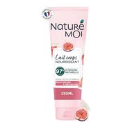 Naturé Moi - Lait corps nourrissant à l'extrait de figue bio de Provence et au beurre de karité bio - Nourrit et assouplit les peaux sèches à très sèches - 250ml